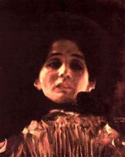 Haga click para ver la imagen ampliada peinture - gustav klimt - 1898_99 - portrait de femme .jpg